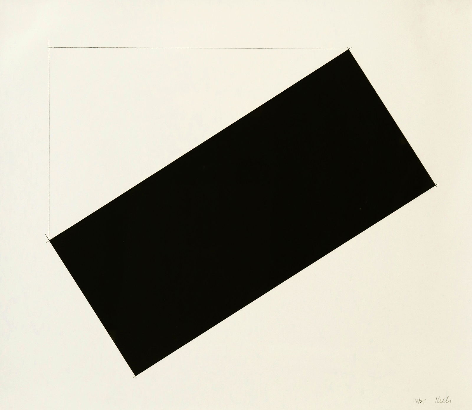 ELLSWORTH KELLY (1923-2015) MARIGOT LITHOGRAPH (1 of 4)