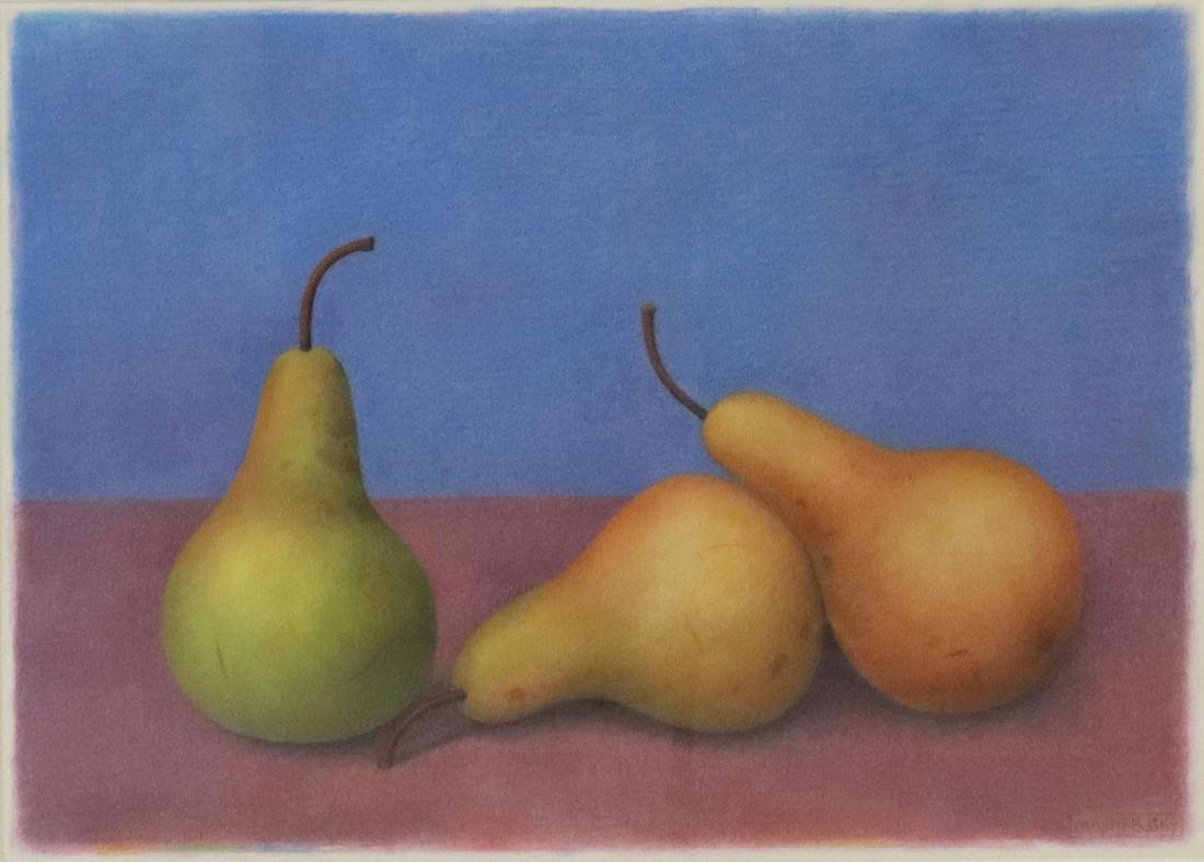 IGOR MAISTROVSKY (1950-2015) PASTEL THREE PEARS (1 of 6)