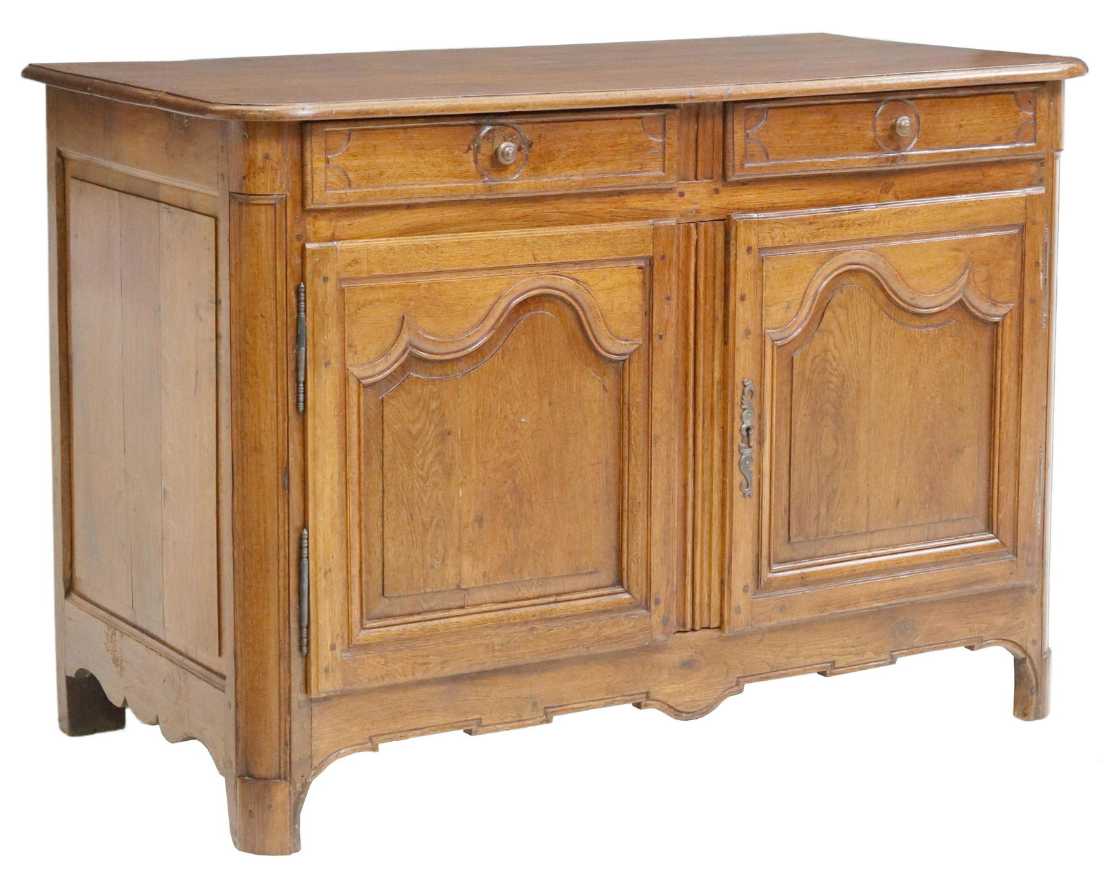 FRENCH LOUIS XIV STYLE OAK SIDEBOARD, 19TH C. (1 of 6)