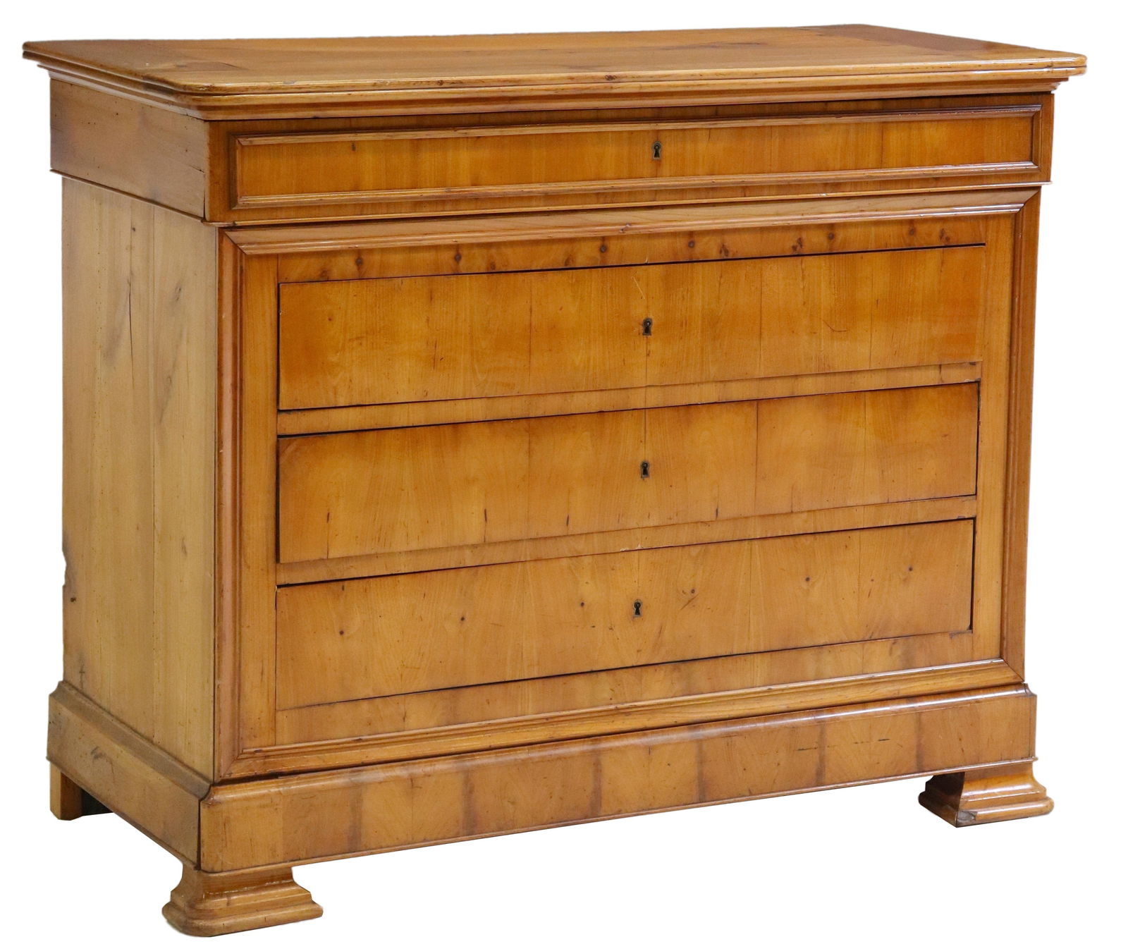 FRENCH LOUIS PHILIPPE PERIOD FRUITWOOD COMMODE (1 of 5)