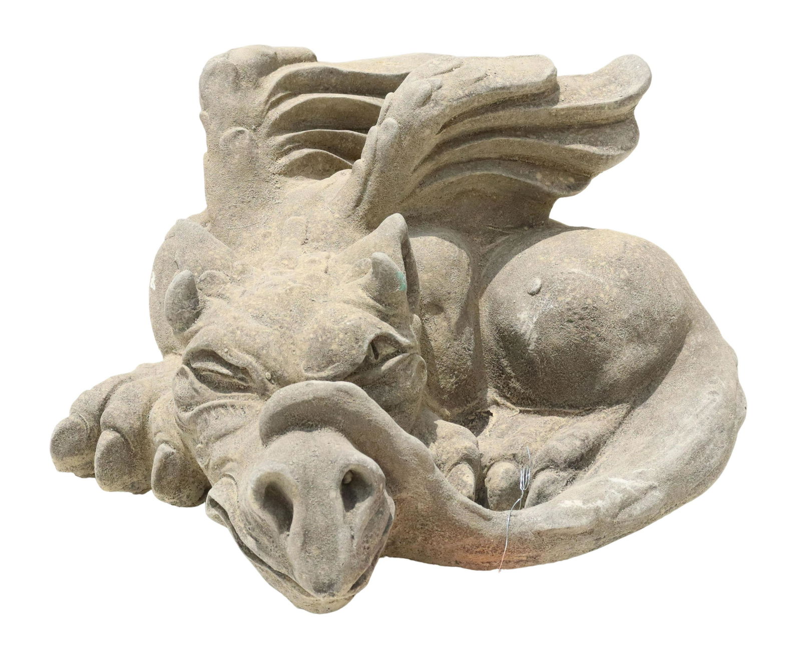CAST STONE GARDEN STATUE WESSEX DRAGON (1 of 3)