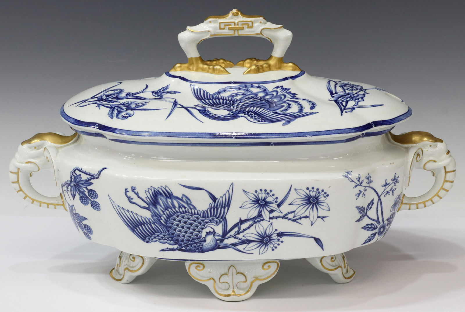 ENGLISH ROYAL WORCESTER AESTHETIC SOUP TUREEN (1 of 4)