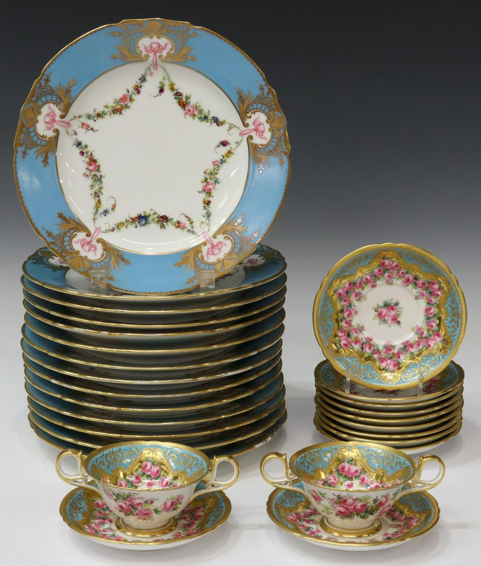(27) DENUELLE PARIS & COPELAND GILT TABLEWARE (1 of 4)