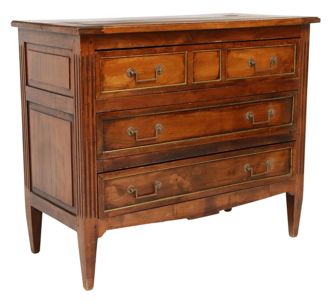 LOUIS XVI STYLE THREE-DRAWER COMMODE (1 of 5)