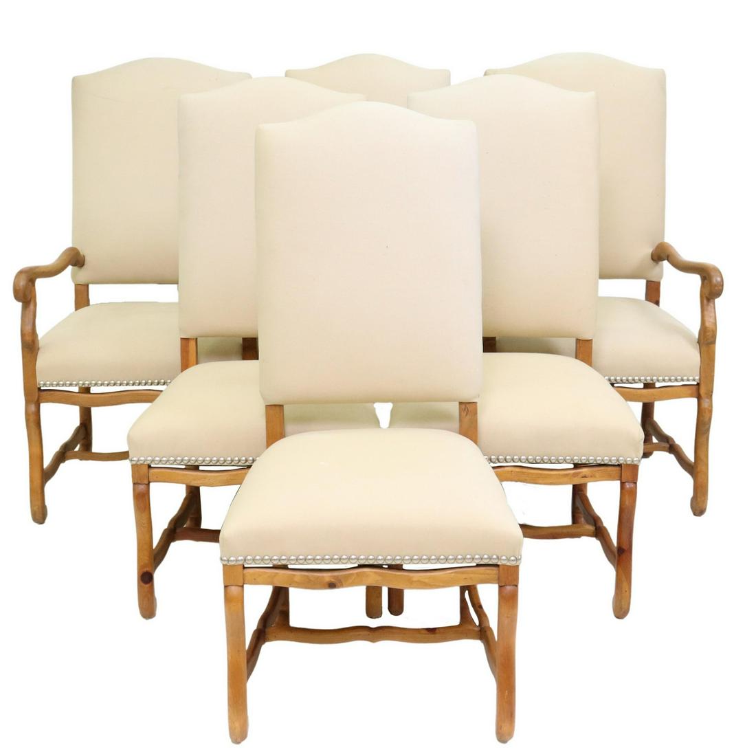 (6) RALPH LAUREN LOUIS XIV STYLE DINING CHAIRS (1 of 6)