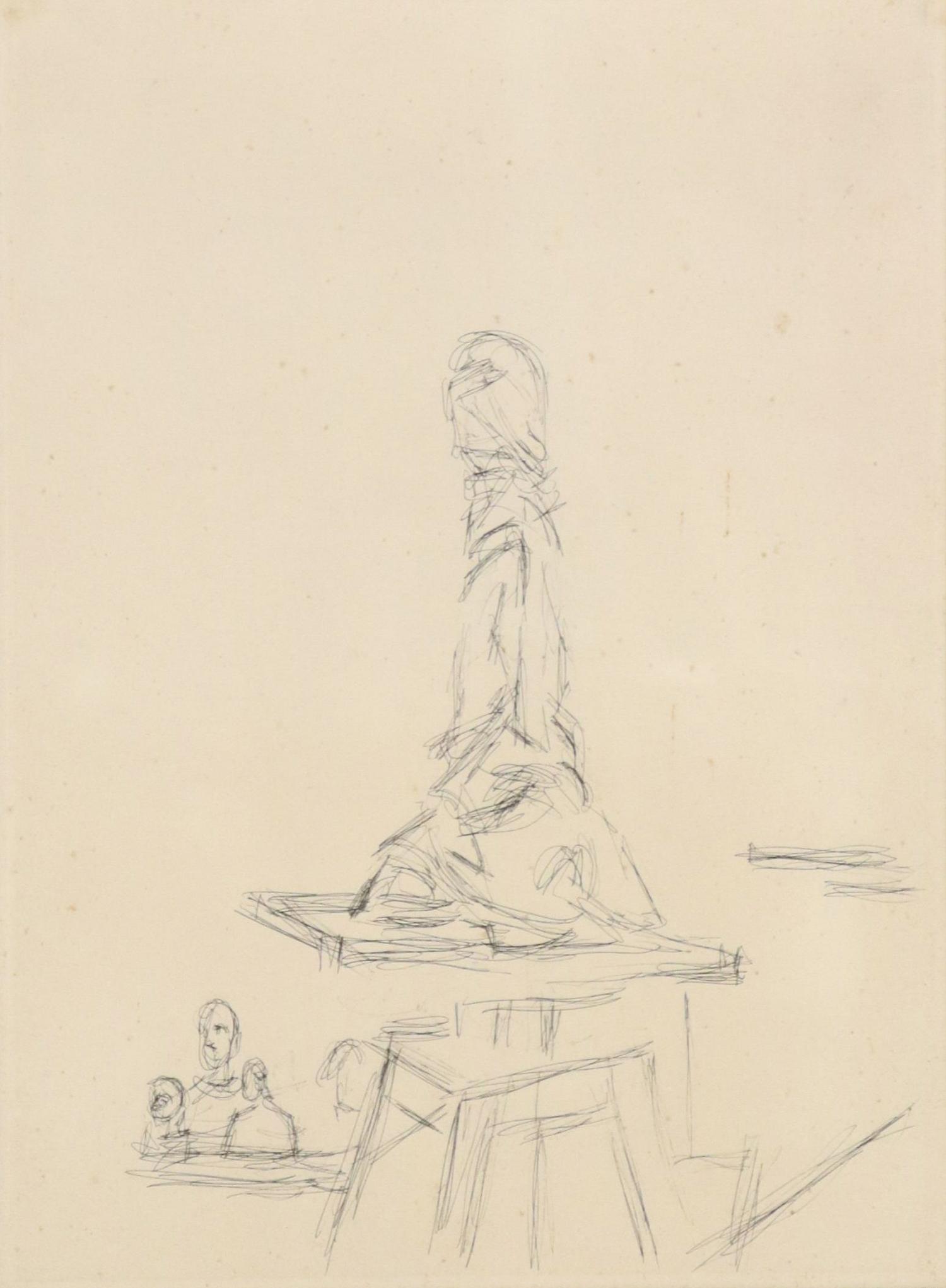 AFTER ALBERTO GIACOMETTI (D.1966) BEYELER ETCHING (1 of 4)