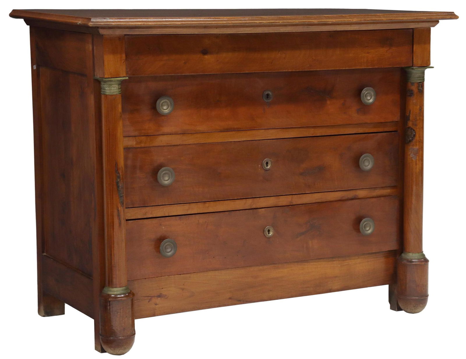 FRENCH EMPIRE STYLE FOUR-DRAWER COMMODE (1 of 5)