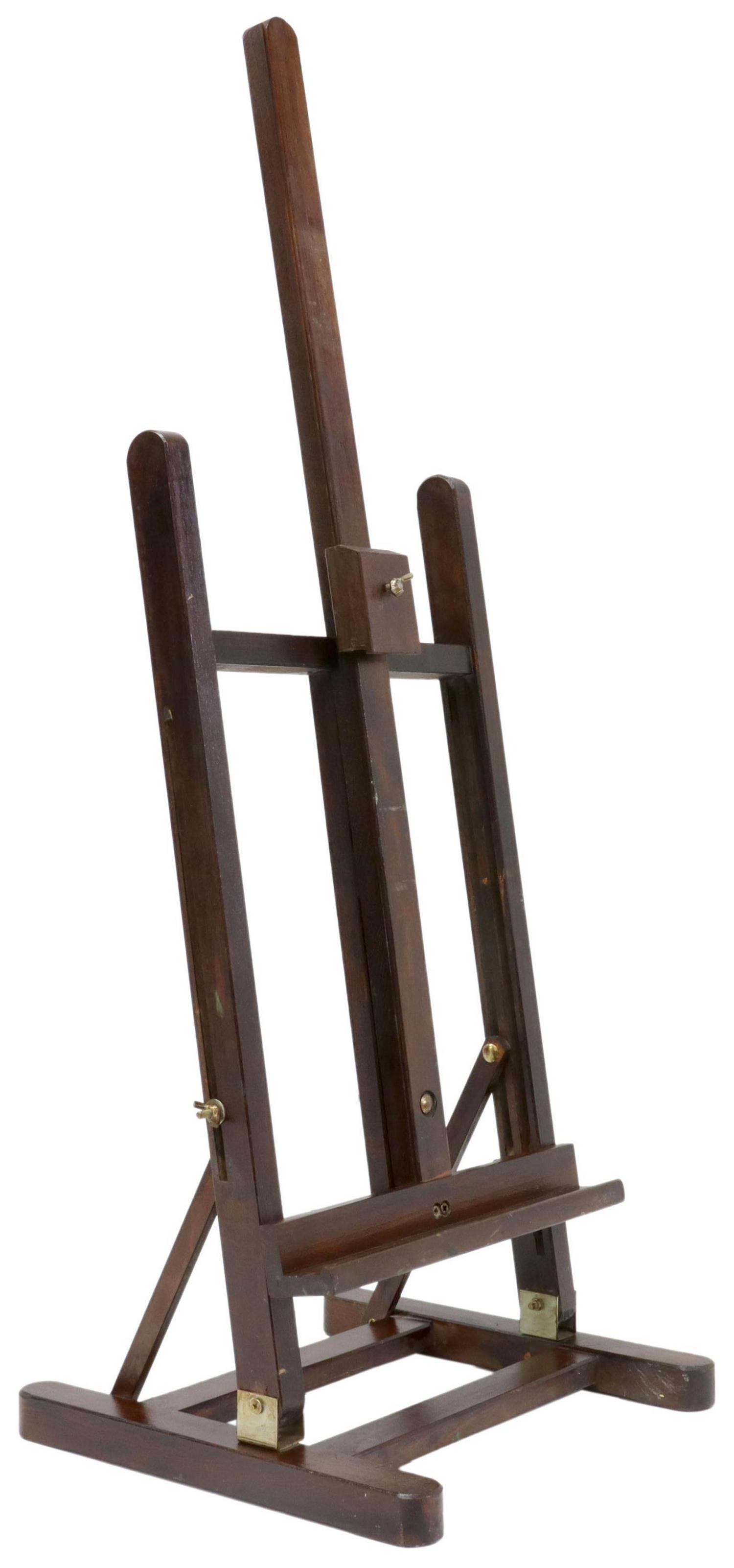 VINTAGE WOOD ARTIST'S STUDIO TABLETOP EASEL (1 of 5)