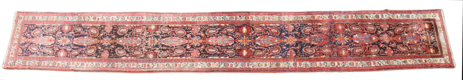 HAND-TIED PERSIAN MALAYER RUNNER, 25' X 3'7.25" (1 of 4)