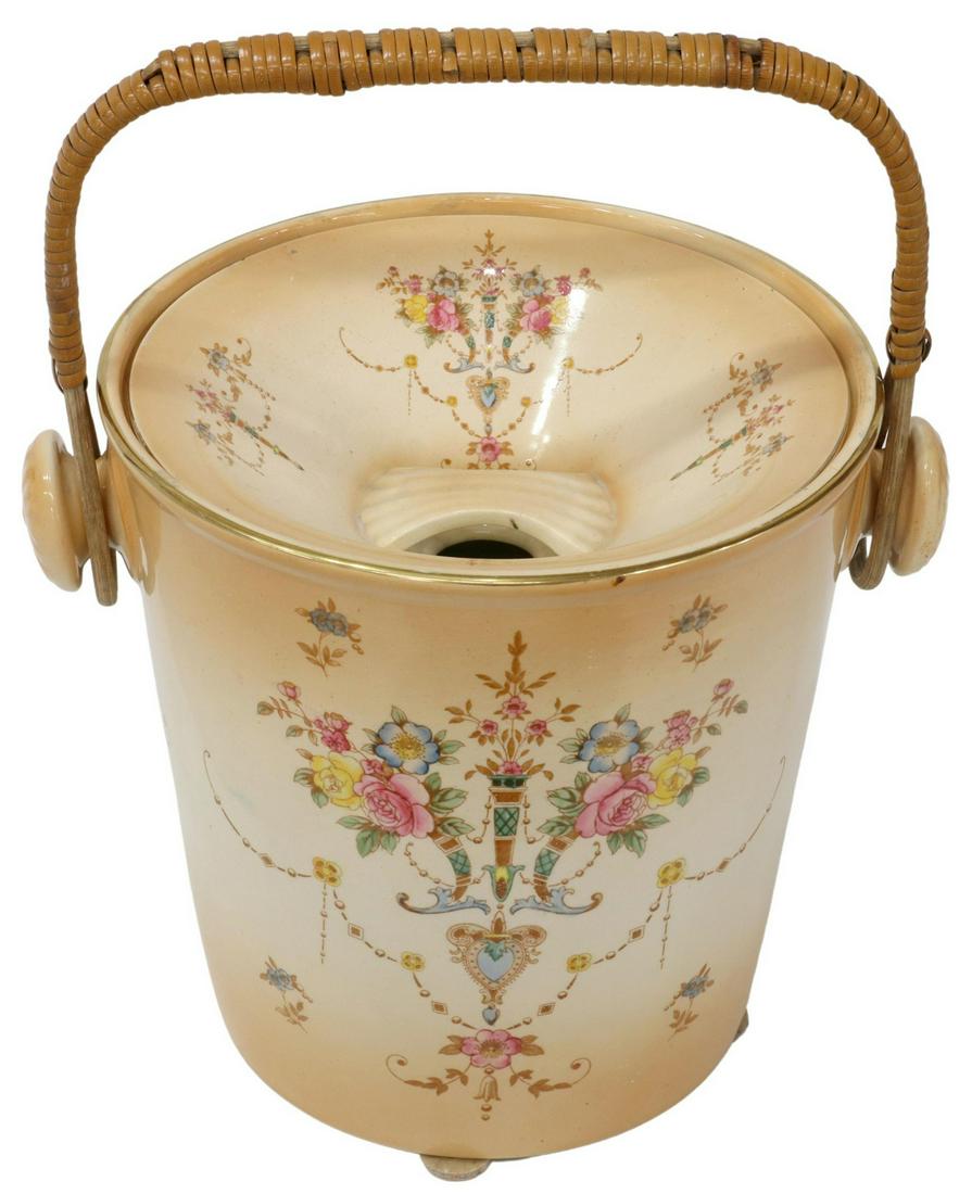 SIMON FIELDING & CO. 'DEVON WARE' CERAMIC SLOP JAR (1 of 5)