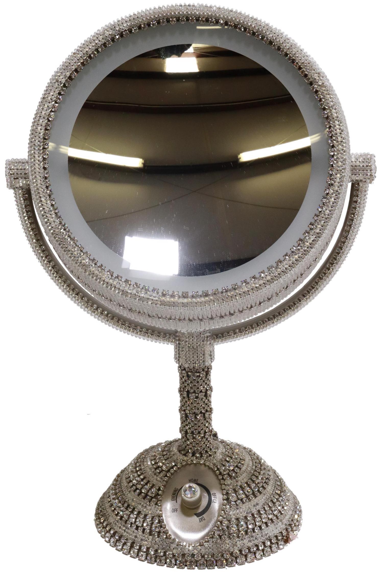 B.B SIMON SWAROVSKI CRYSTAL COSMETIC MIRROR (1 of 7)