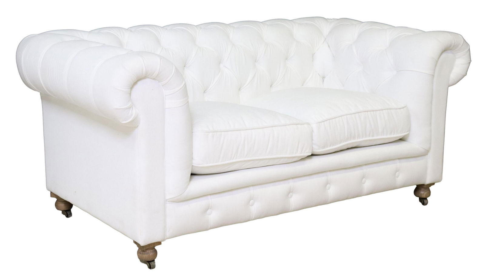RESTORATION HARDWARE CHESTERFIELD TWO-SEAT SOFA (1 of 3)