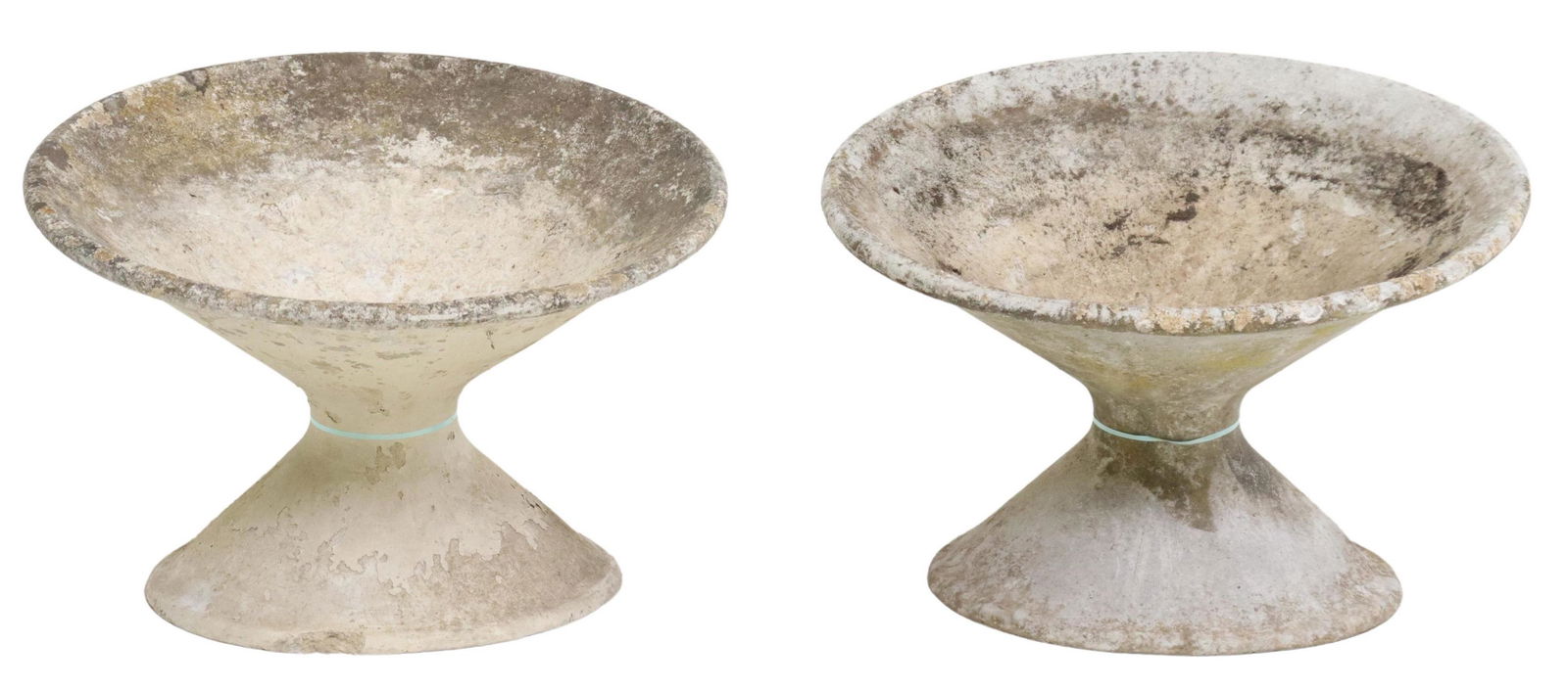 (2) MODERN WILLY GUHL (ATTRIB) OFF-KILTER PLANTERS (1 of 3)