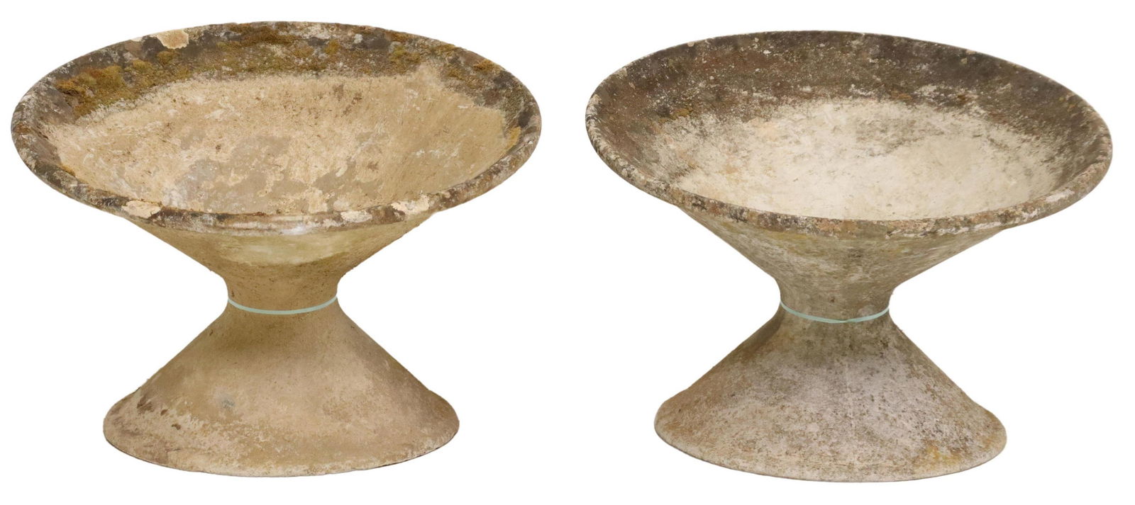 (2) MODERN WILLY GUHL (ATTRIB) OFF-KILTER PLANTERS (1 of 3)