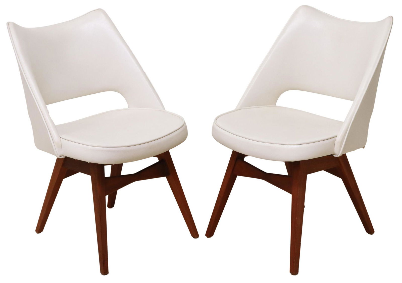 (2) MID-CENTURY MODERN UPHOLSTERED CHAIRS (1 of 4)