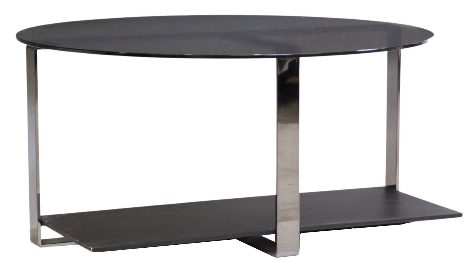 ITALIAN MINOTTI SMOKED GLASS COFFEE TABLE (1 of 5)