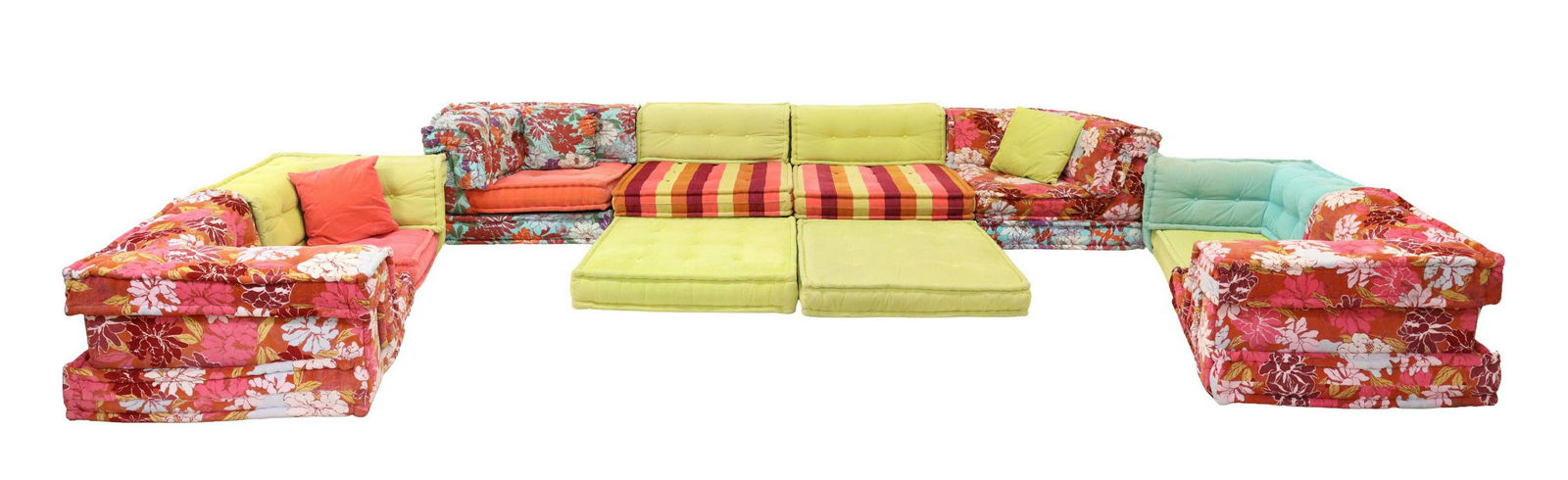 (14 PC) TRE ERRE FOR ROCHE BOBOIS 'MAH JONG' SOFA (1 of 6)