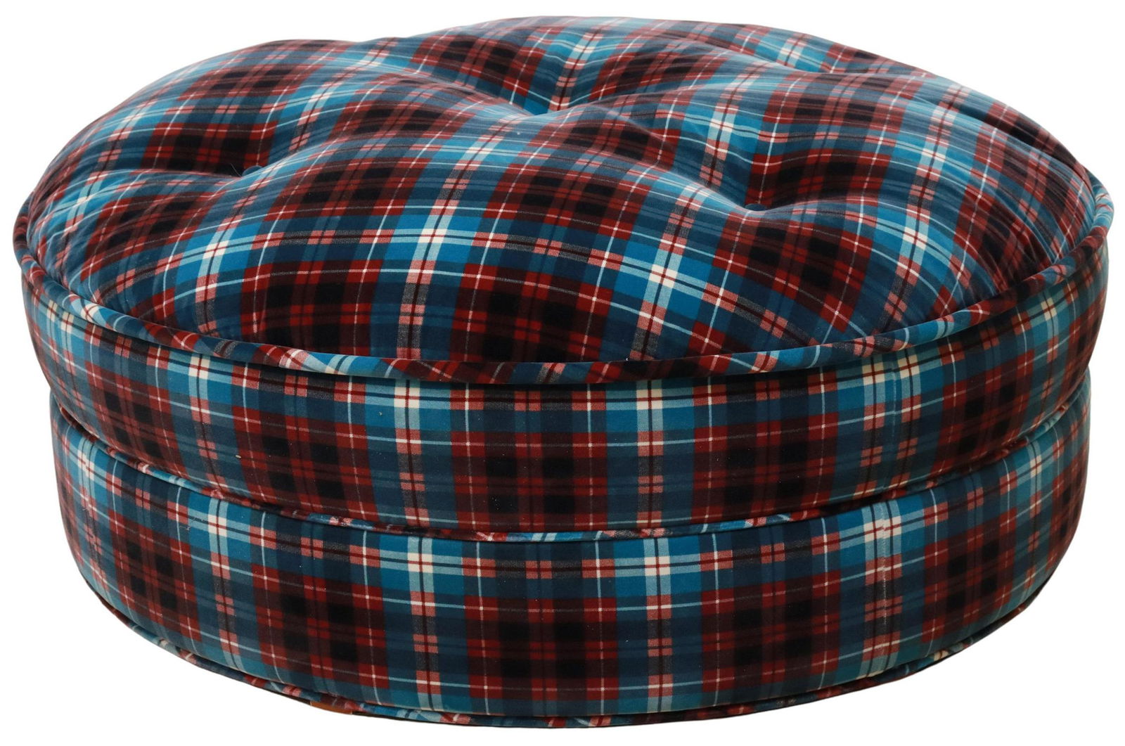 LARGE ROCHE BOBOIS JEAN PAUL GAULTIER KILT OTTOMAN (1 of 3)