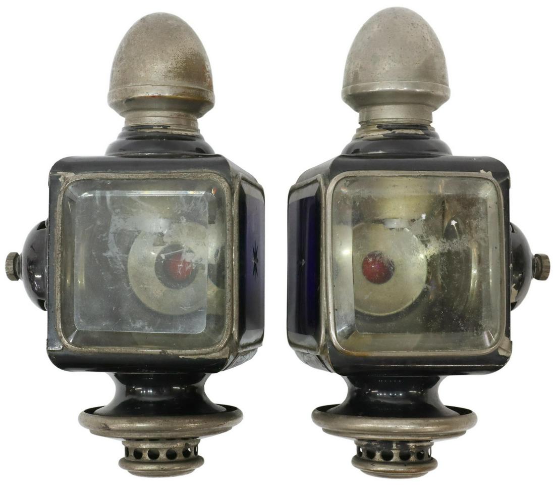 (2) FRENCH LUCIFER MB PARIS CARRIAGE LANTERNS (1 of 5)