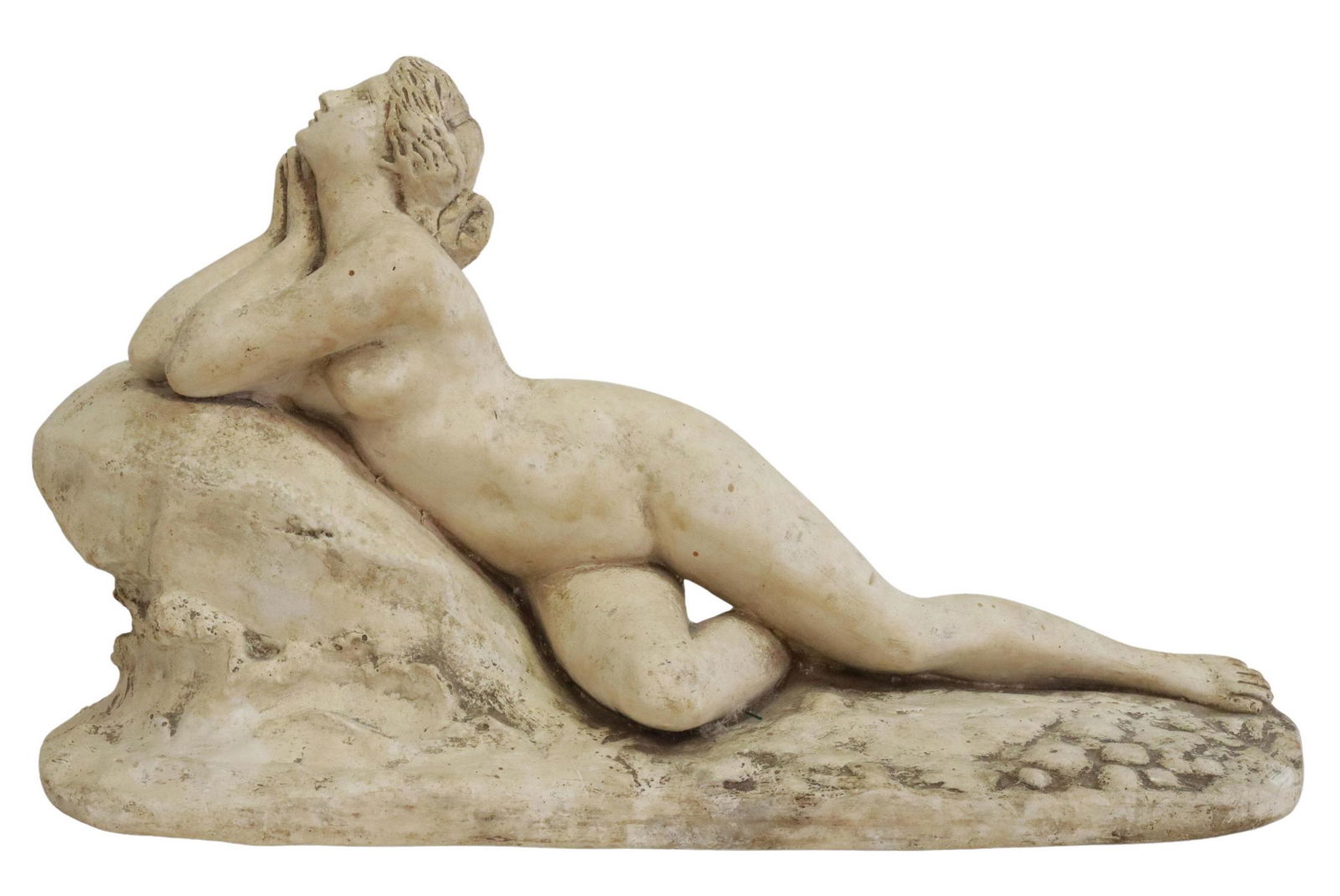 AFTER JEF LAMBEAUX PLASTER SCULPTURE 'LA REVEUSE' (1 of 3)