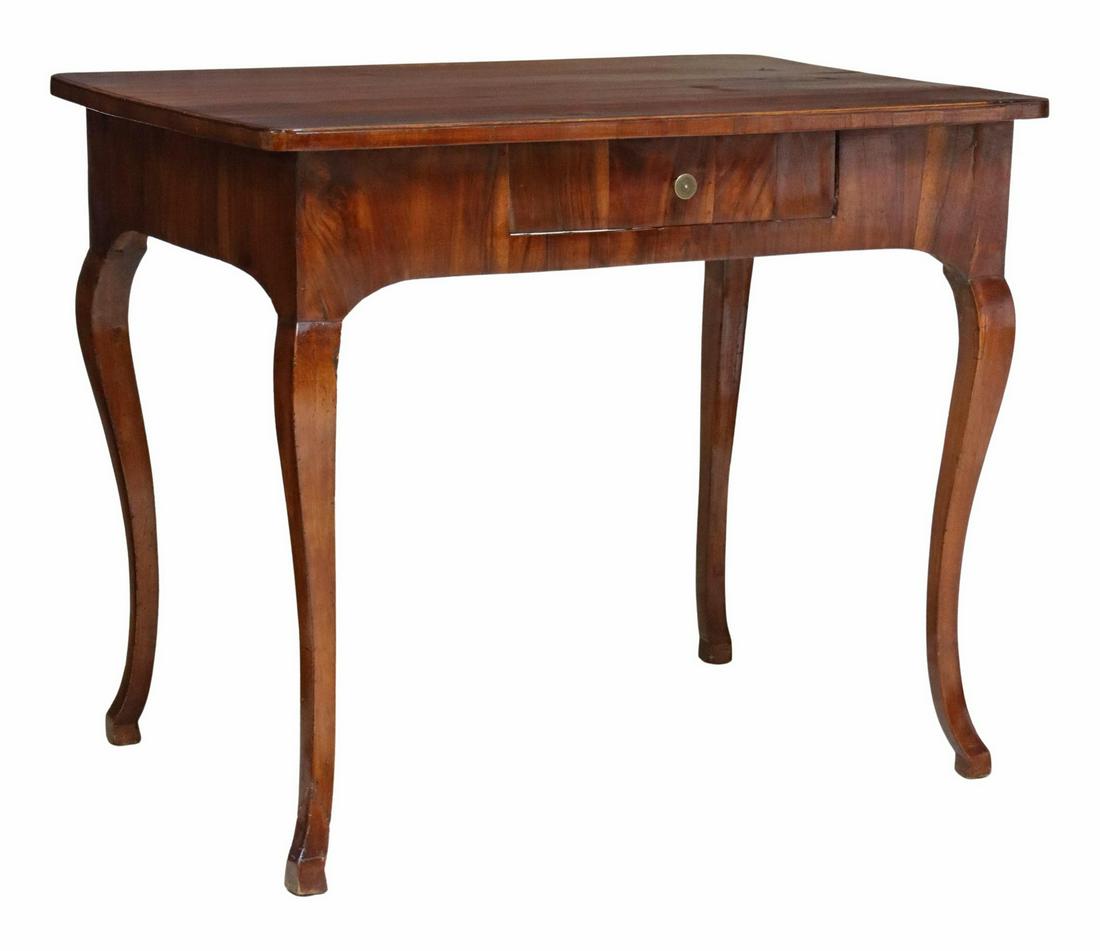 FRENCH PROVINCIAL WALNUT WRITING TABLE (1 of 5)