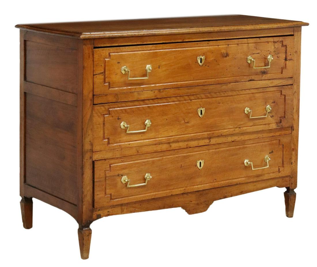 FRENCH DIRECTOIRE STYLE WALNUT COMMODE (1 of 5)