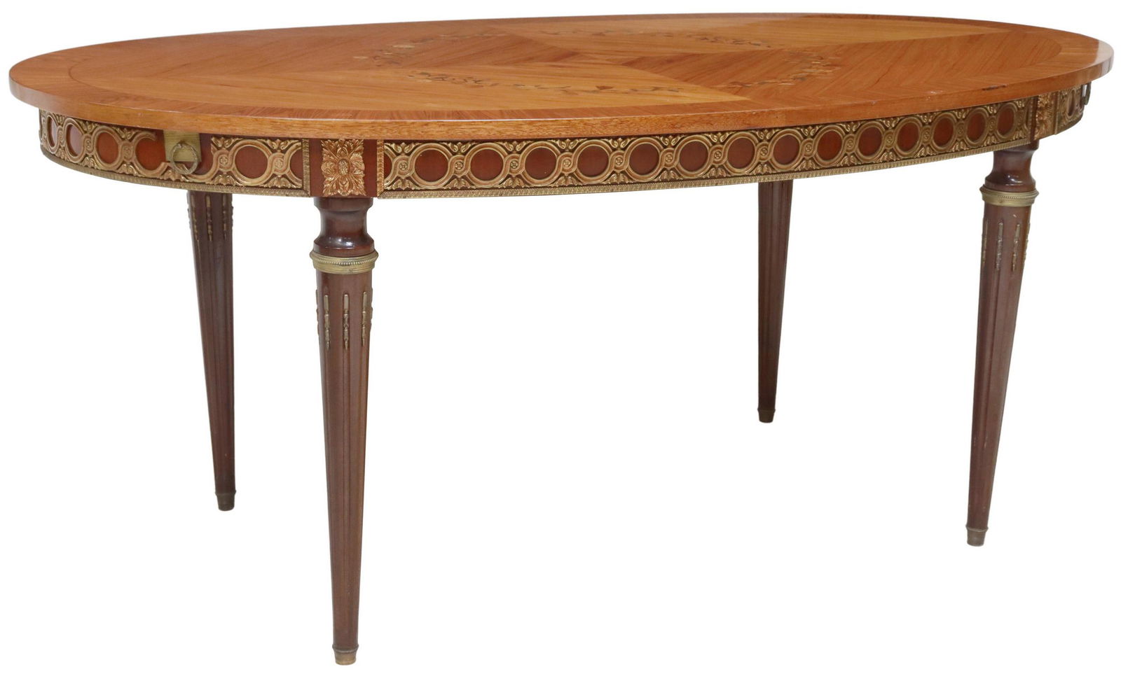 FRENCH LOUIS XVI STYLE MARQUETRY DRAW-LEAF TABLE (1 of 5)