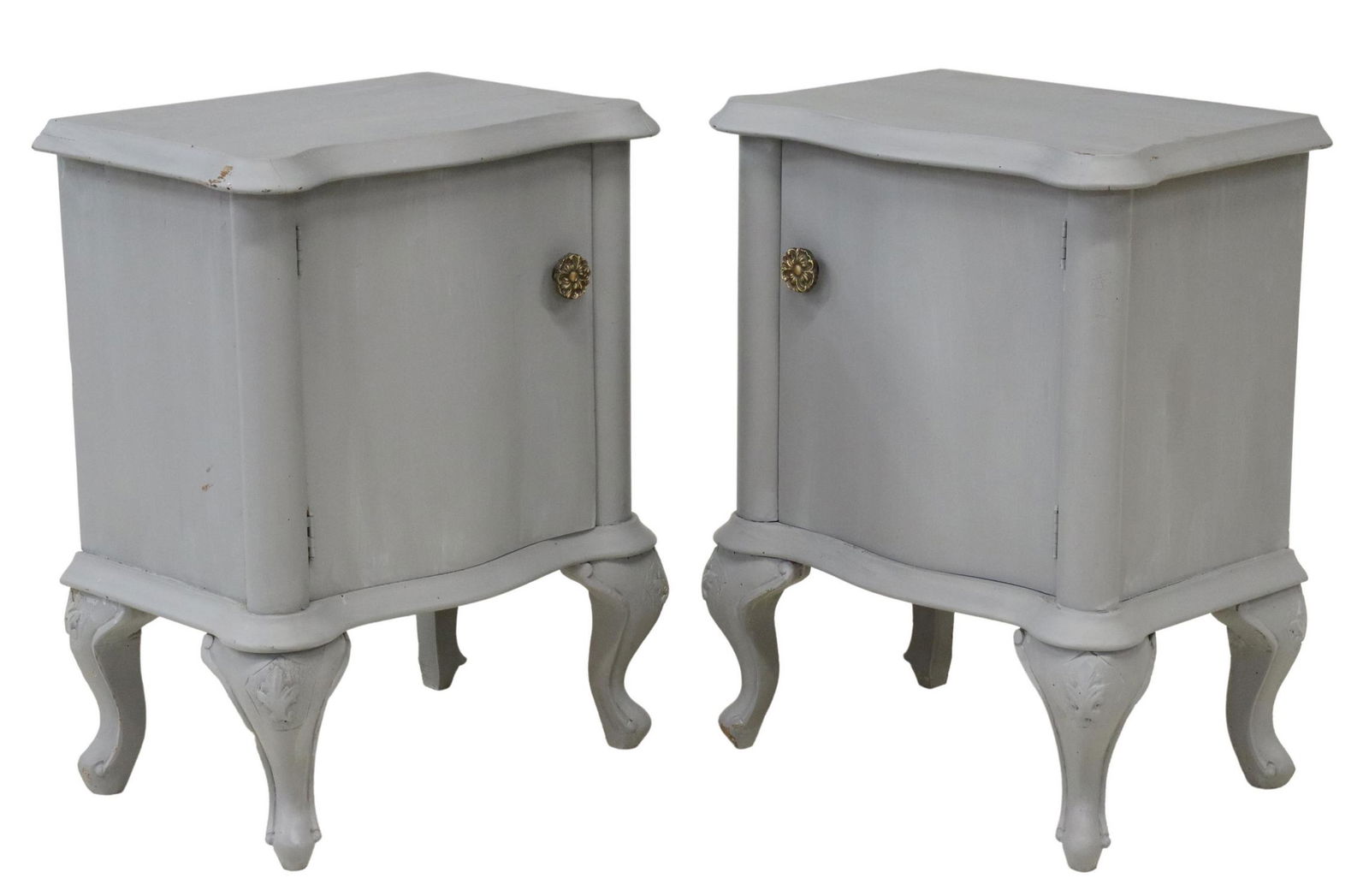 (2) ITALIAN VENETIAN PAINTED BEDSIDE CABINETS (1 of 5)