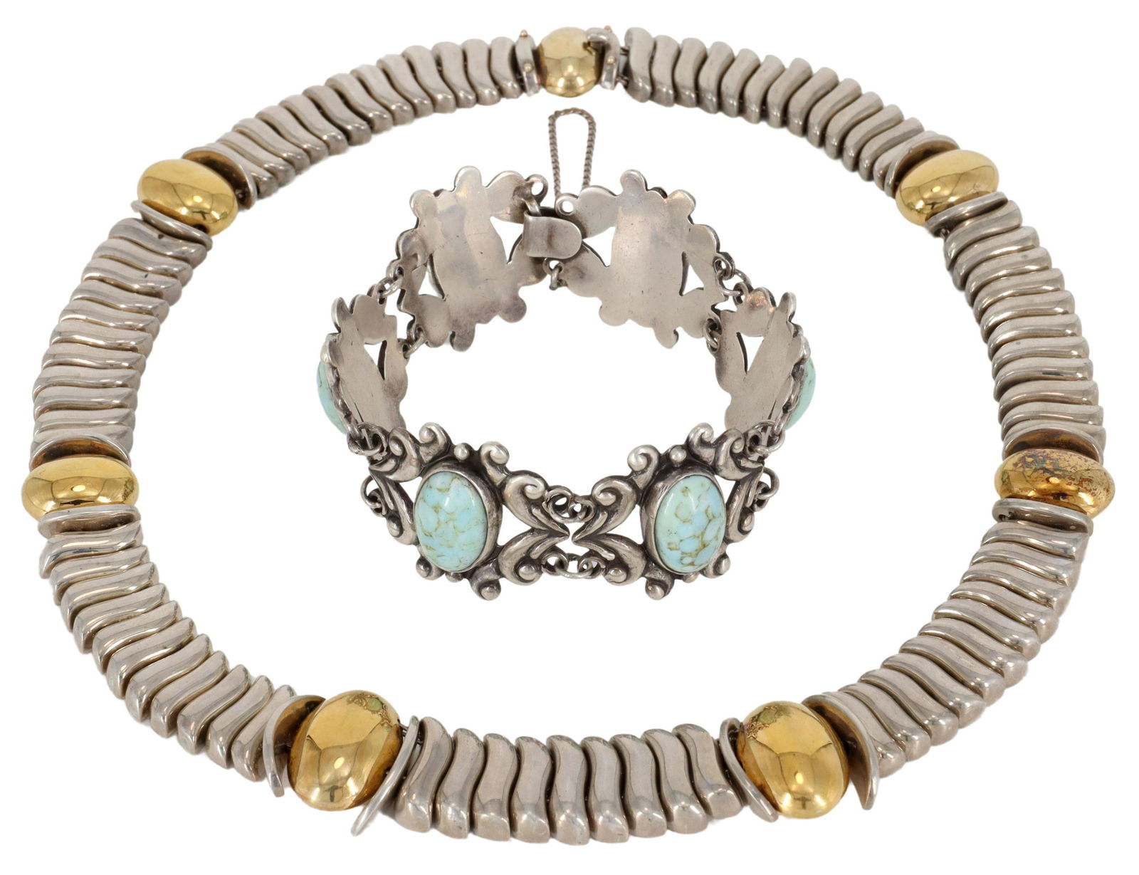 (2) STERLING TANE NECKLACE & CASTILLO BRACELET (1 of 7)