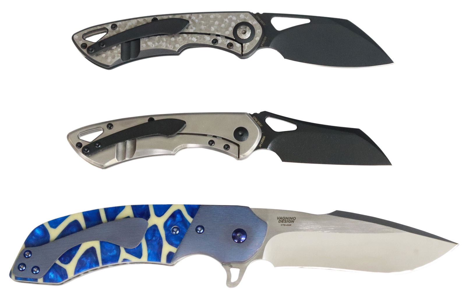 (3) OLAMIC TACTICAL & CUSTOM KNIVES, NEW IN BOX (1 of 5)