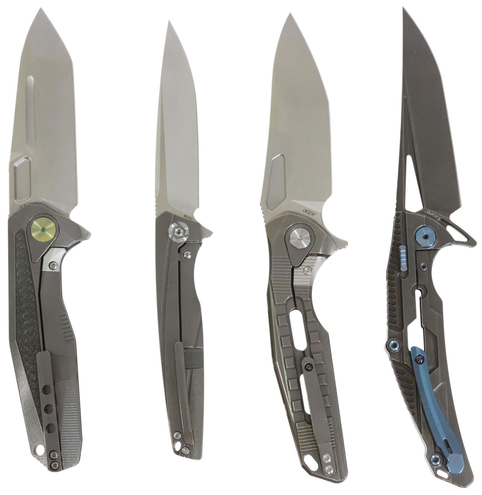 (4) RIKE FLIPPER KNIVES NEW IN CASE (1 of 5)