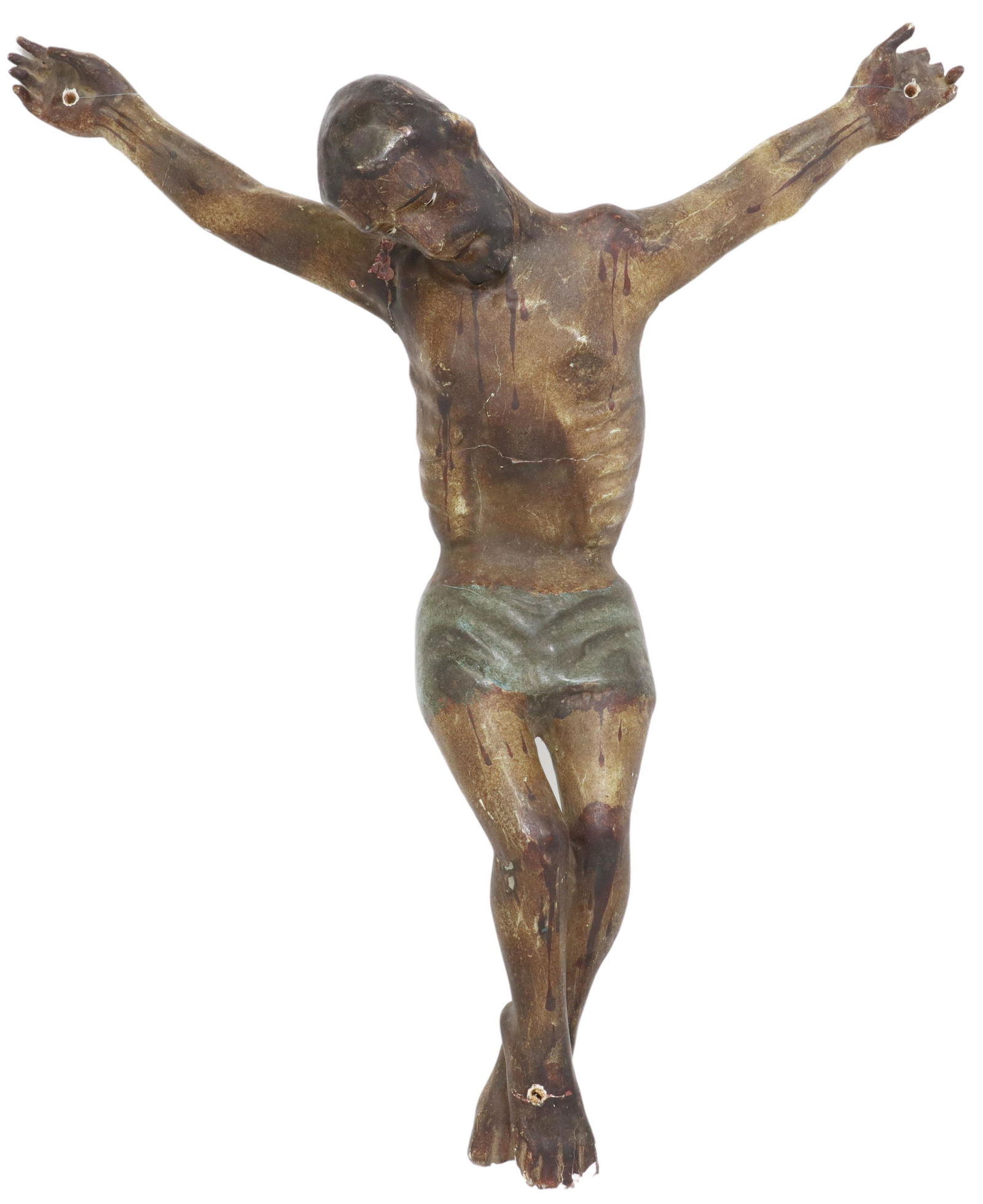 CARVED SANTO FIGURE, CORPUS CHRISTI, 19TH C (1 of 4)