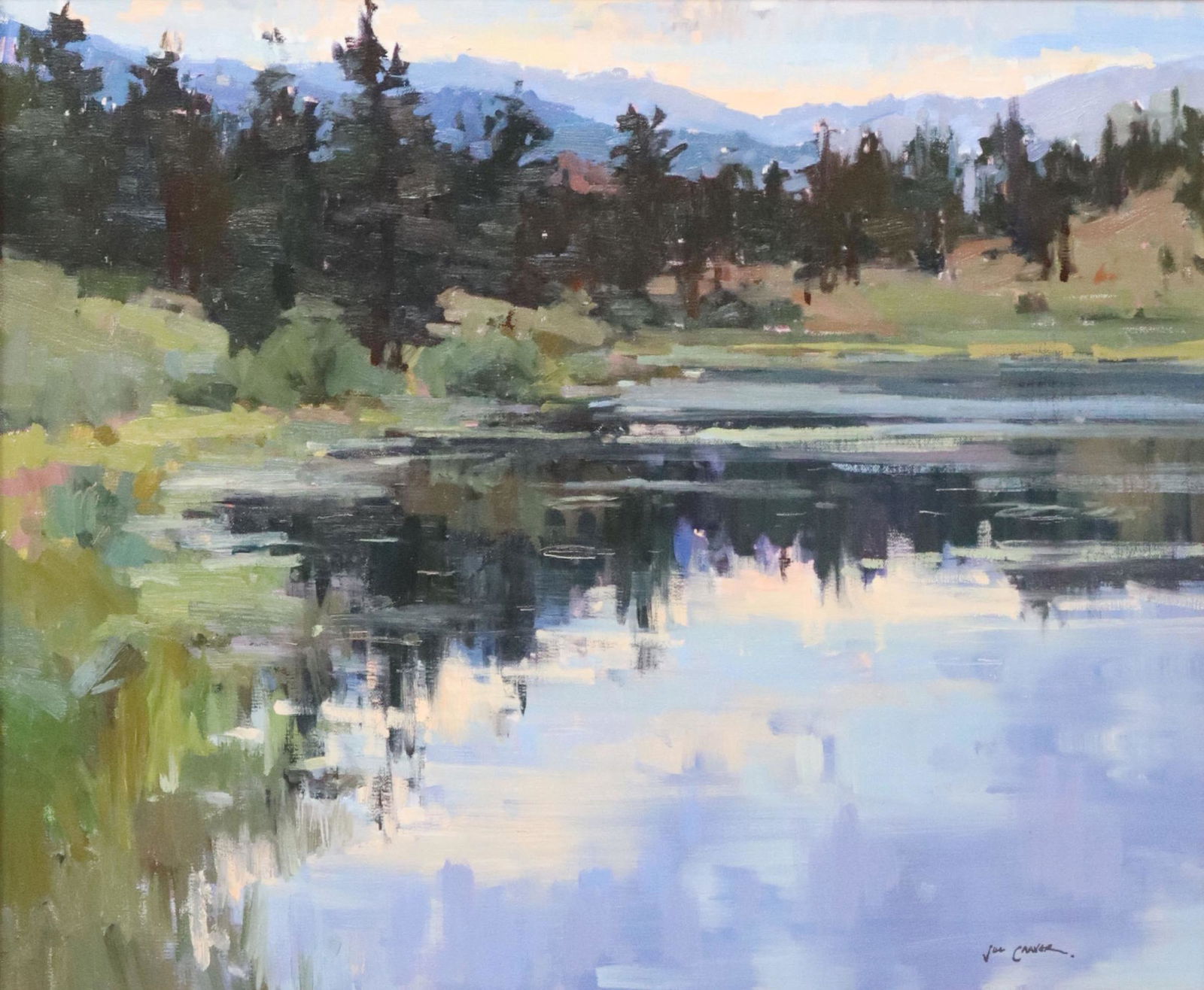 JILL CARVER (B.1968) LILY LAKE COLORADO, 20" X 24" (1 of 5)