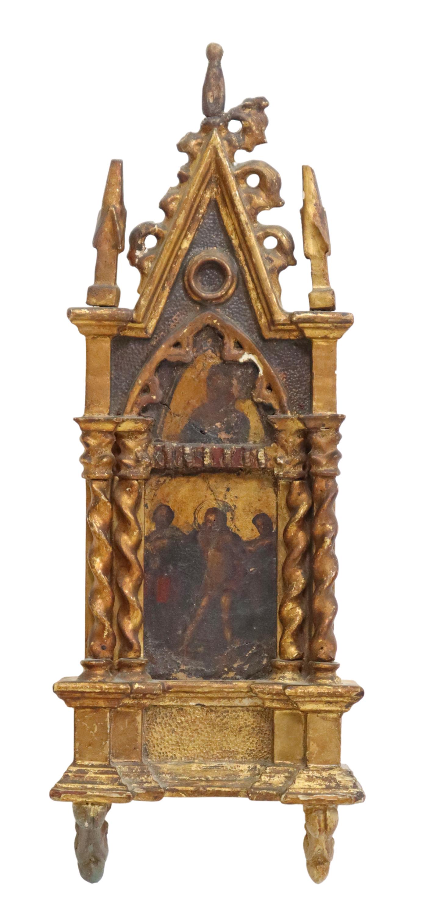 FRAMED FLORENTINE GRAND TOUR PAINTING, 'ECCE HOMO' (1 of 4)