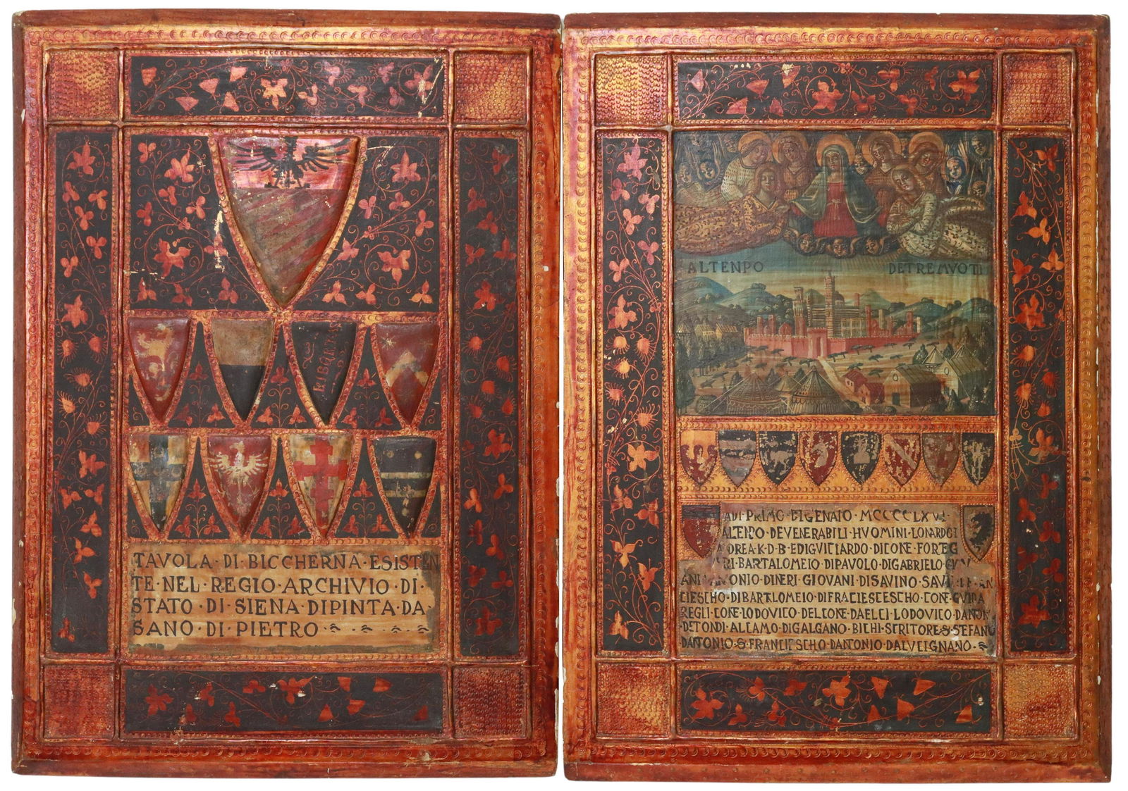 (2) ITALIAN SCHOOL 'BICCHERNA' PAINTINGS ON PANEL (1 of 5)