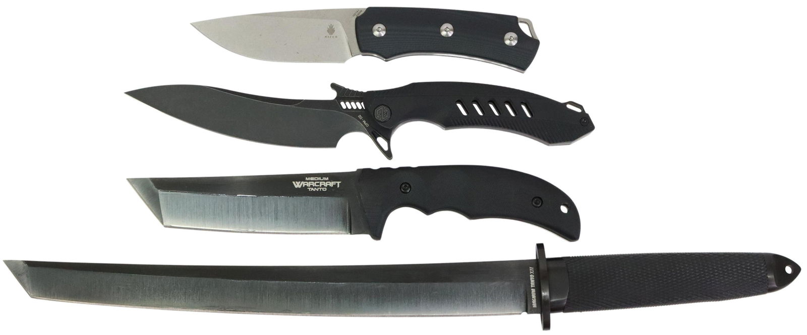 (4) FIXED BLADE KNIVES, NEW IN BOXES (1 of 3)