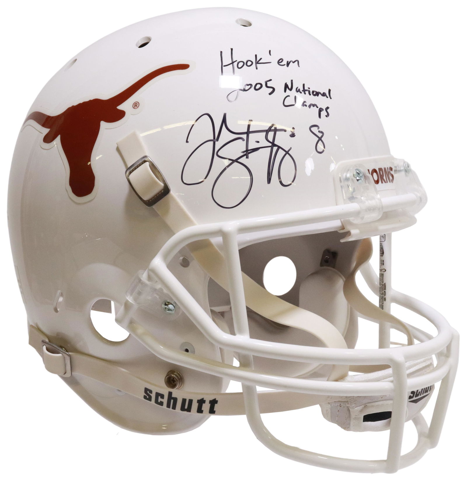 JORDAN SHIPLEY SIGNED UT REPLICA FOOTBALL HELMET (1 of 5)