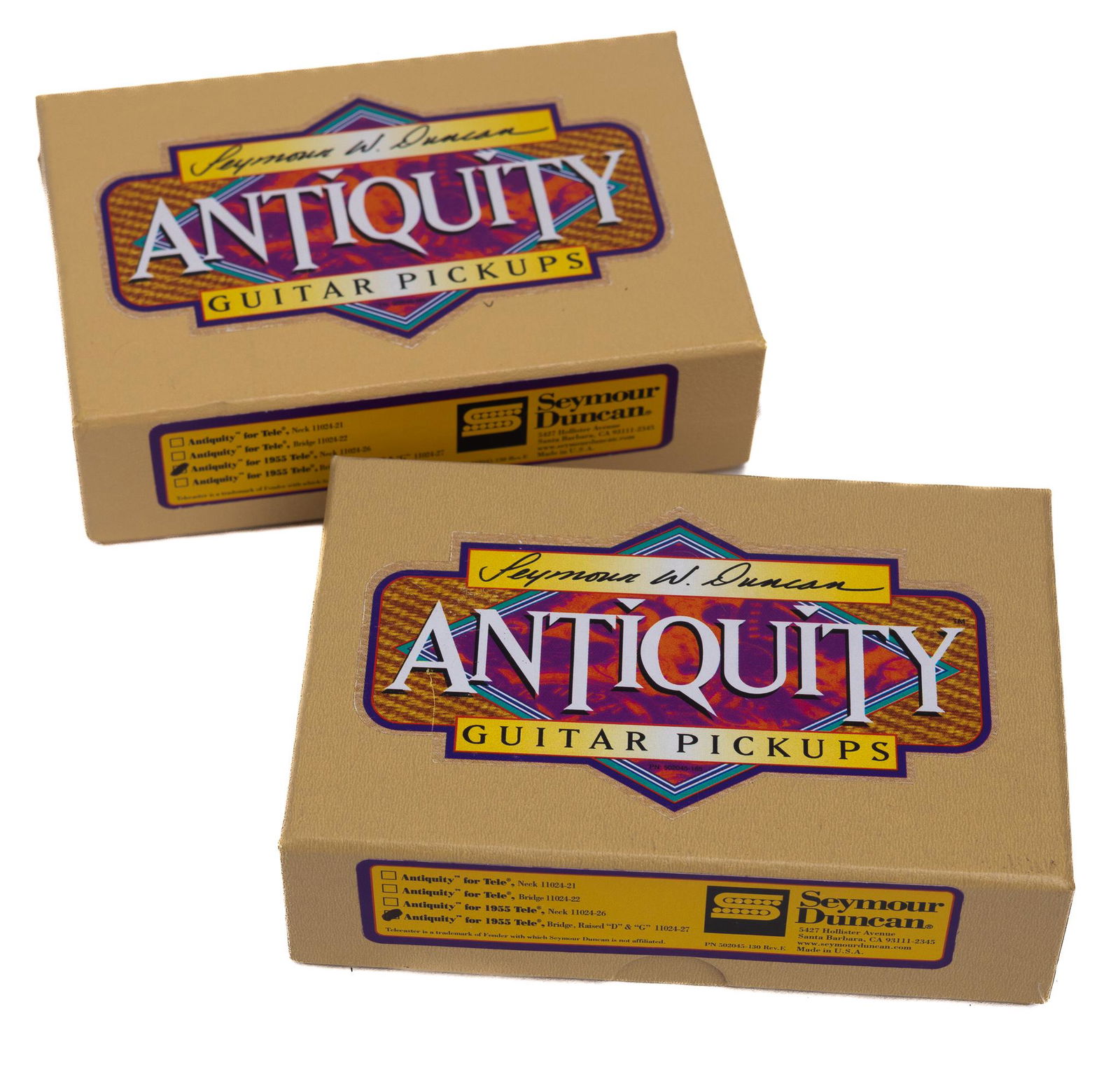 SEYMOUR DUNCAN ANTIQUITY FOR 1955 TELE PICKUP SET (1 of 7)