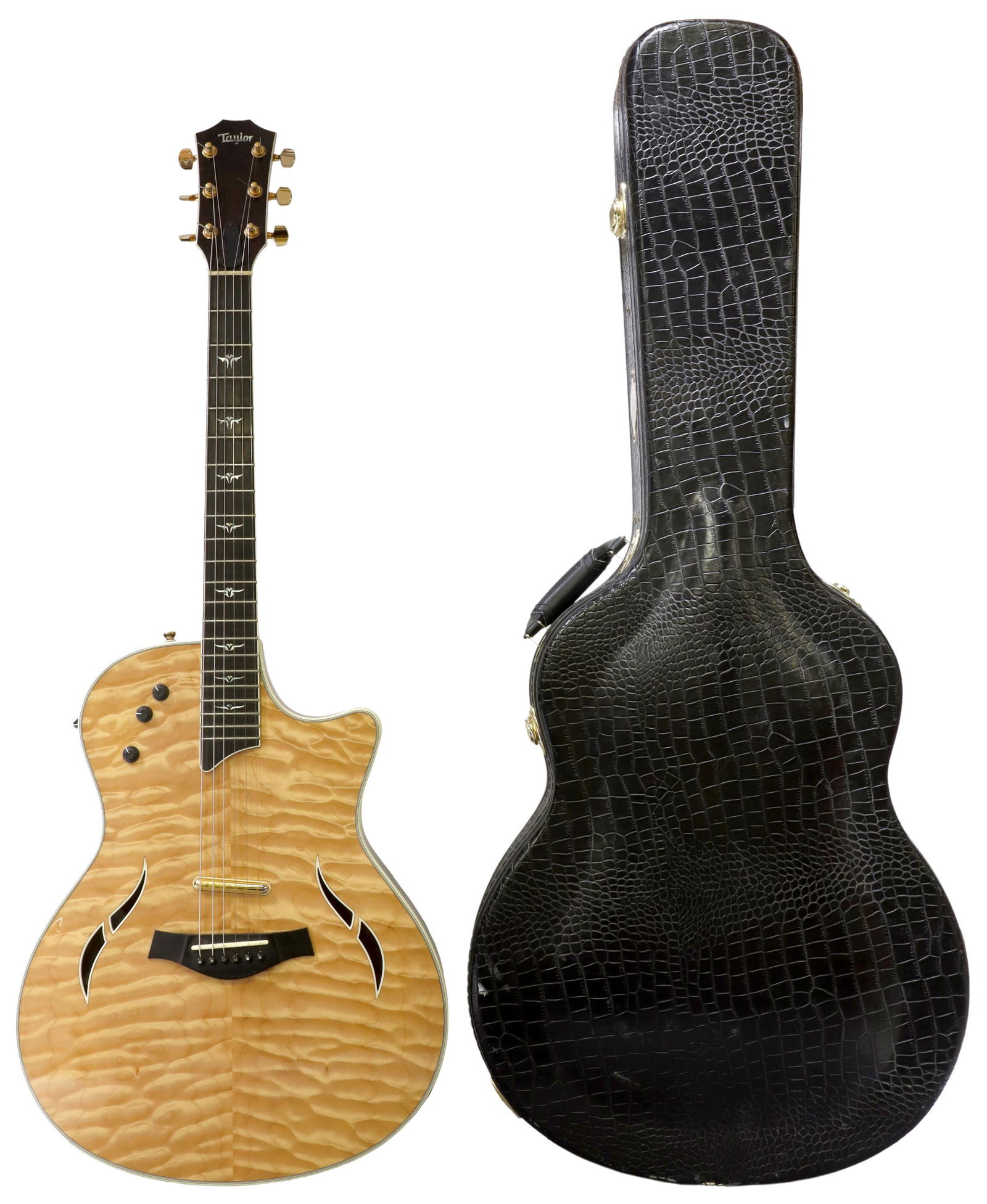 TAYLOR T5-C1 ELECTRIC SIX STRING GUITAR, HARD CASE (1 of 10)