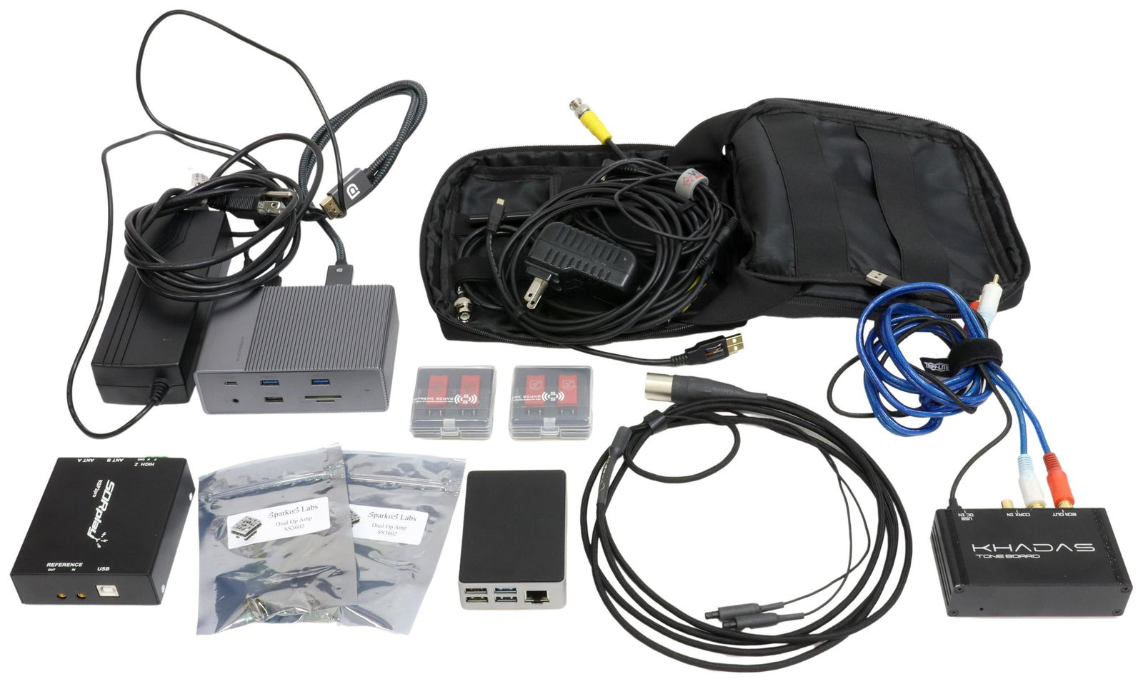 (LOT) AUDIO ACCESSORIES OP AMPS, DAC, NTi GIGACTIV (1 of 4)