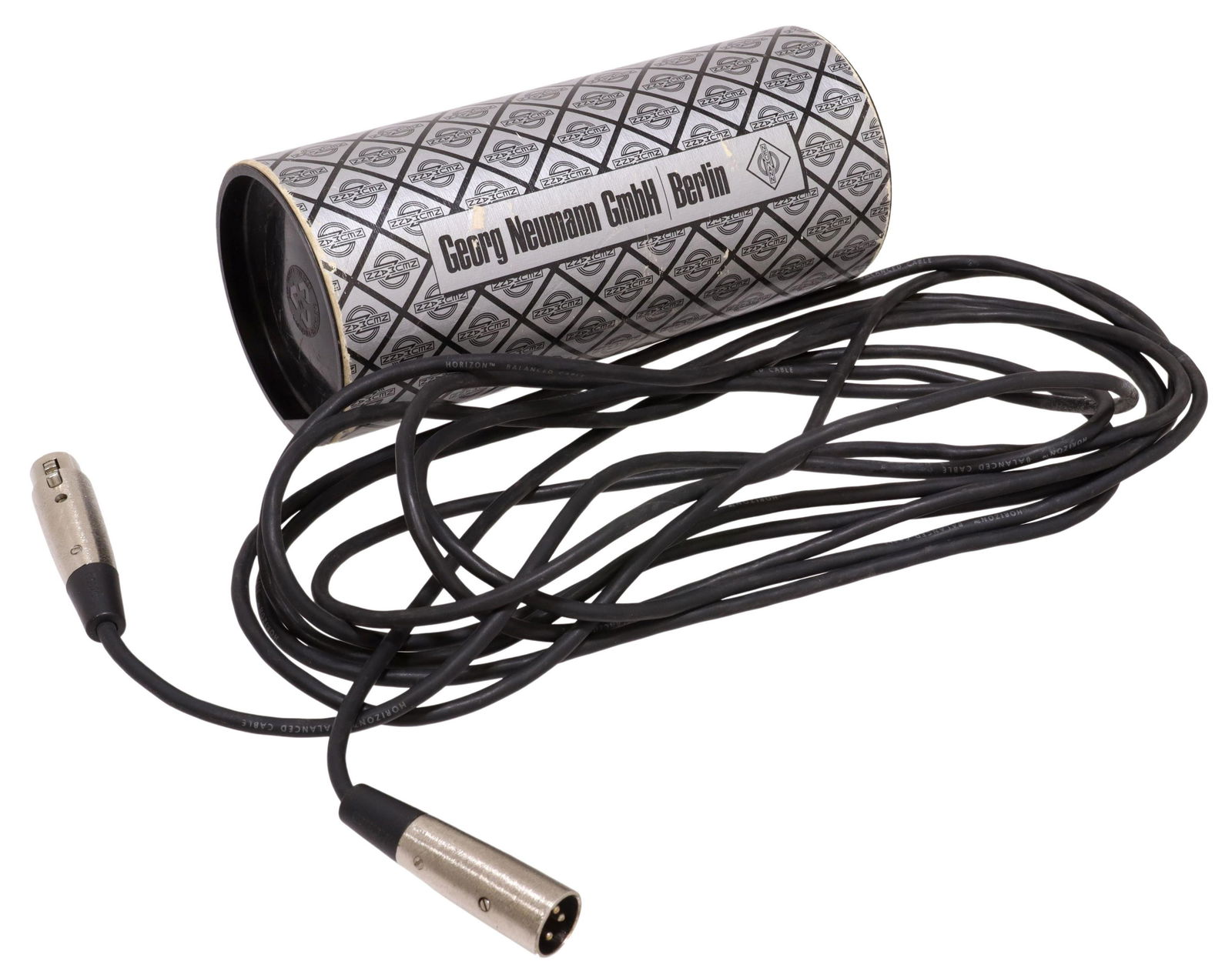 NEUMANN CONDENSER MICROPHONE & 20 FT. CABLE (1 of 7)