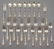 132: TOWLE KING RICHARD STERLING SILVER FLATWARE SET - 6