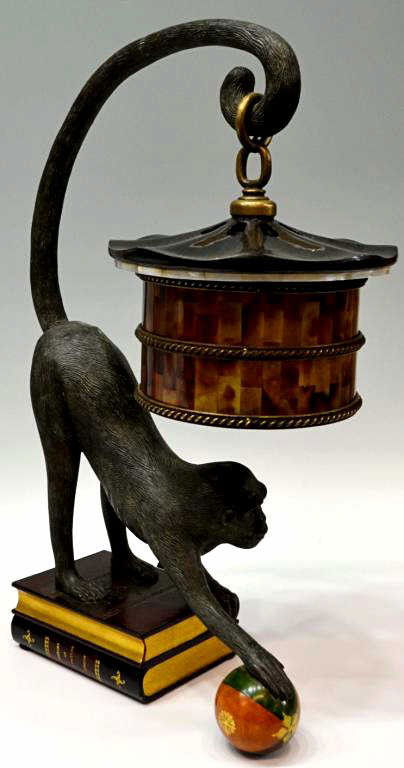 293 Maitland Smith Verdigris Bronze Patina Monkey Lamp Jun 26 2018 Austin Auction Gallery In Texas - Antique Monkey Lamp 293 Maitland Smith Verdigris Bronze Patina Monkey Lamp Jun 26 2018 Austin Auction Gallery In Texas - Antique Monkey Lamp