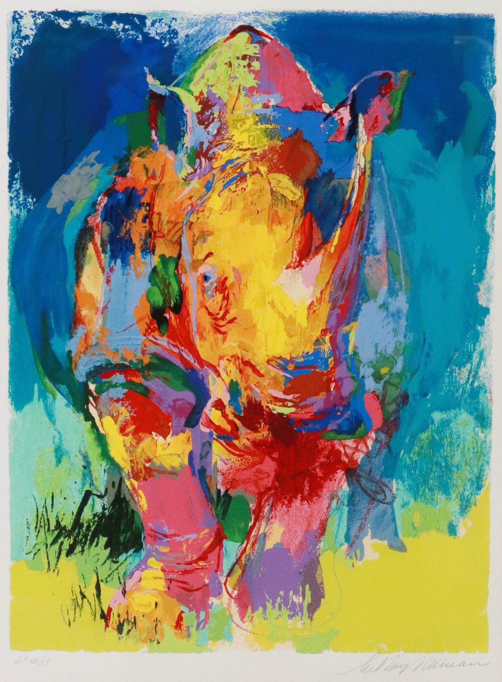 SIGNED RHINO SERIGRAPH