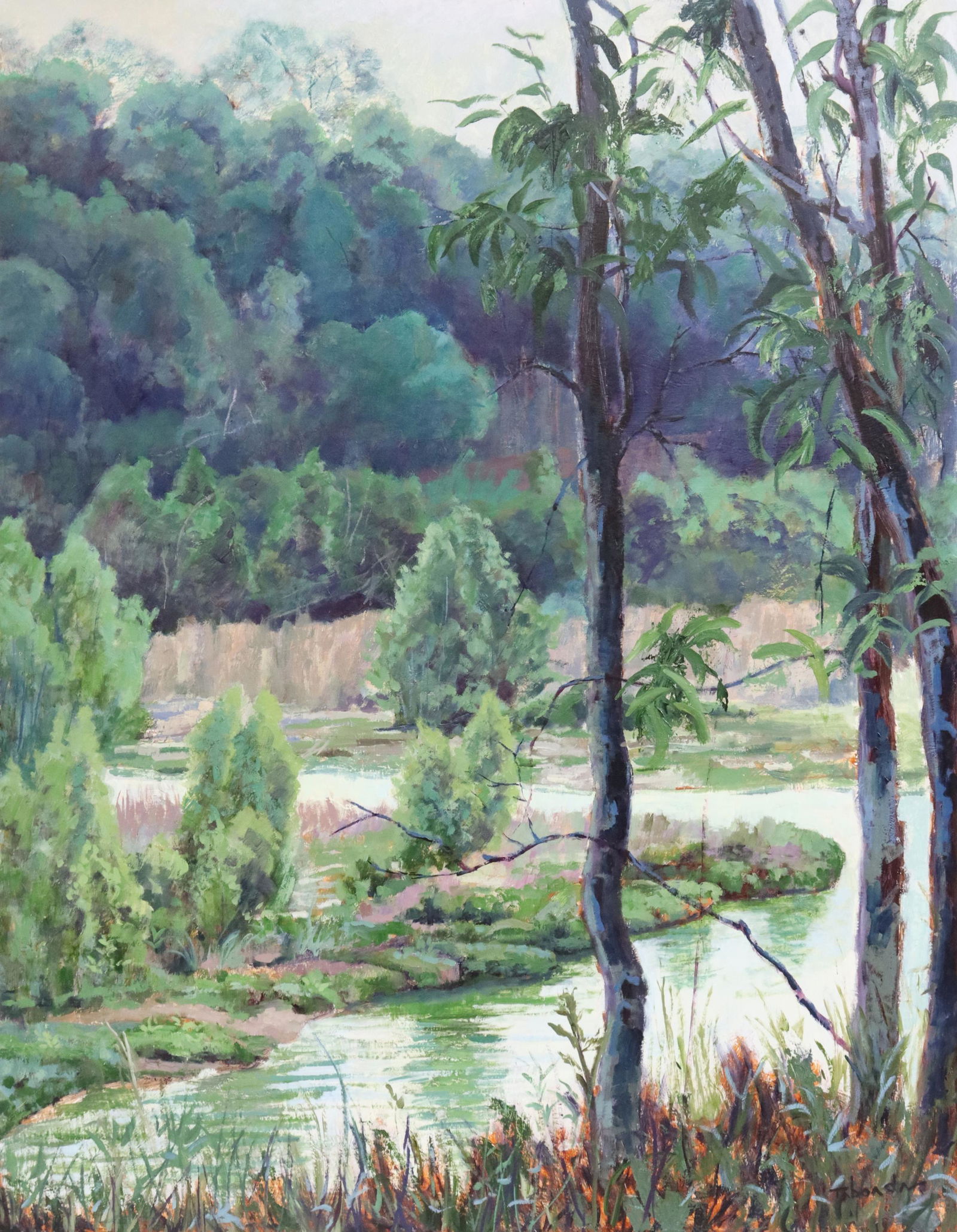 PABLO TABOADA (D.2015) FOREST PAINTING, 60" X 48" (1 of 5)