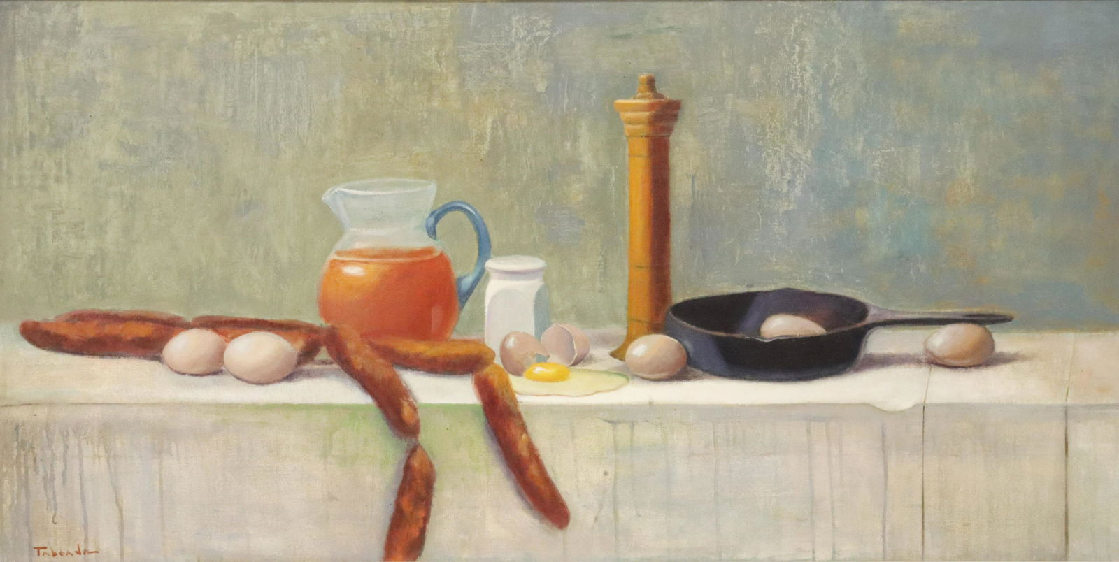 PABLO TABOADA (D.2015) 'CHORIZO CON HUEVOS' O/B (1 of 5)