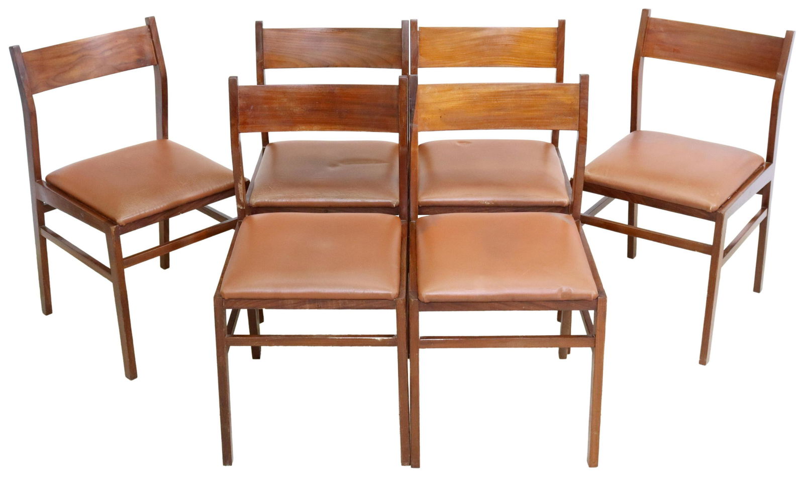 (6) MID-CENTURY MODERN TEAK DINING CHAIRS (1 of 4)