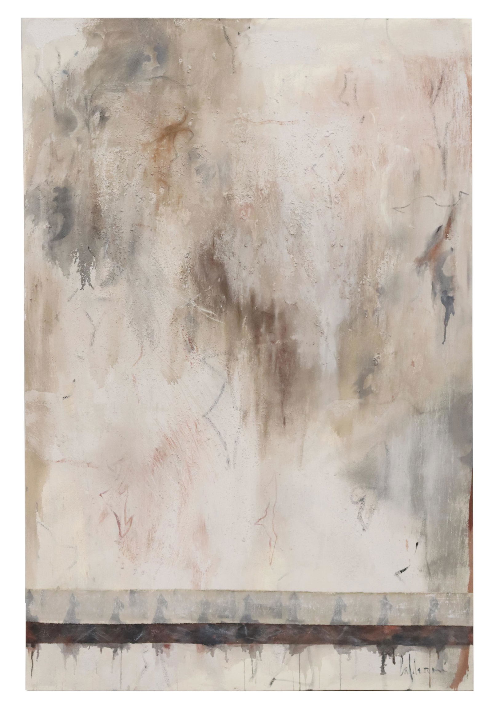 MERRY CALDERONI (20TH C.) ABSTRACT, 80" X 53" (1 of 3)