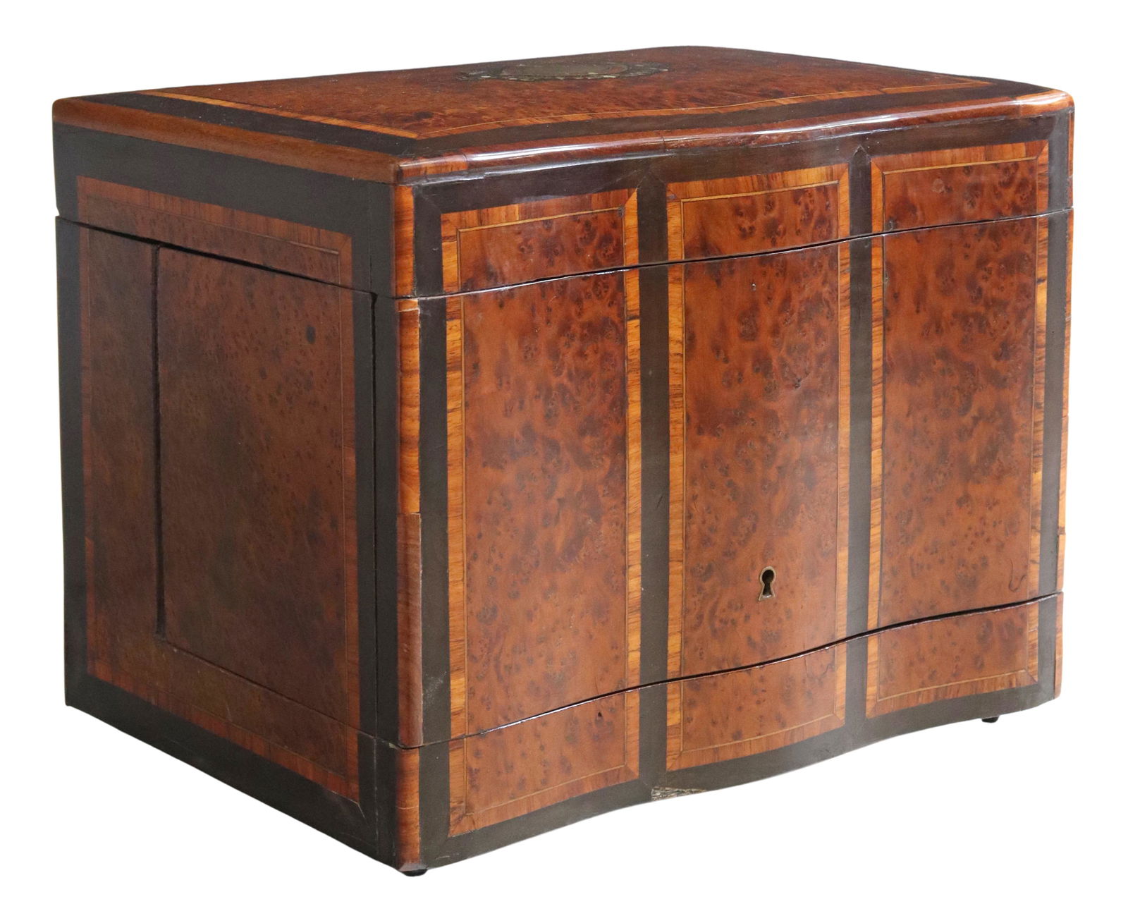 FRENCH NAPOLEON III PERIOD BURLWOOD CAVE A LIQUEUR (1 of 12)