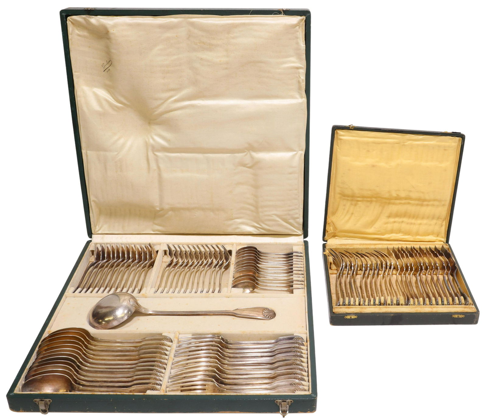 (85) FRENCH BOULENGER SILVERPLATE FLATWARE SERVICE (1 of 4)